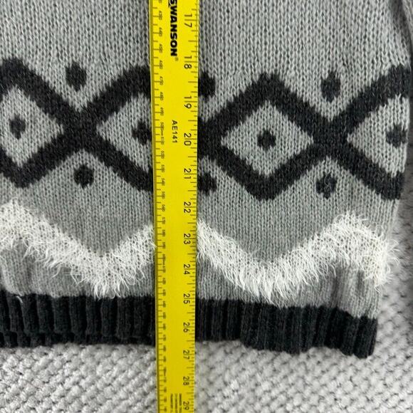 J Jill Sweater Womens L Gray Wool Mohair Crew Neck Long Sleeves Pull Over Jumper - Picture 10 of 14